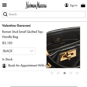 Valentino Garavani, Bags, Price Drop Nwt Valentino Garavani Roman Stud  Small Quilted Top Handle Bag